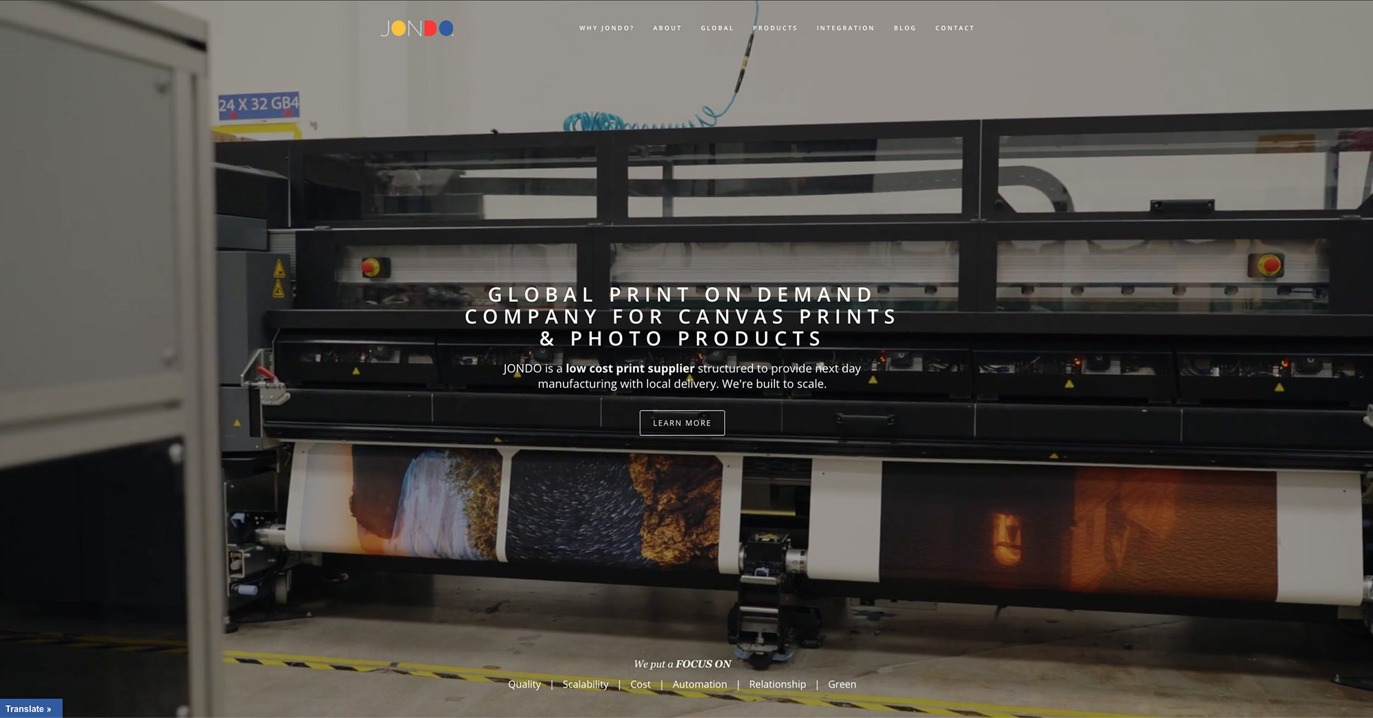 Global Printing Fulfillment - Print On Demand Canvas | JONDO